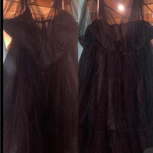 Azazie Elegant Black Wedding Dress